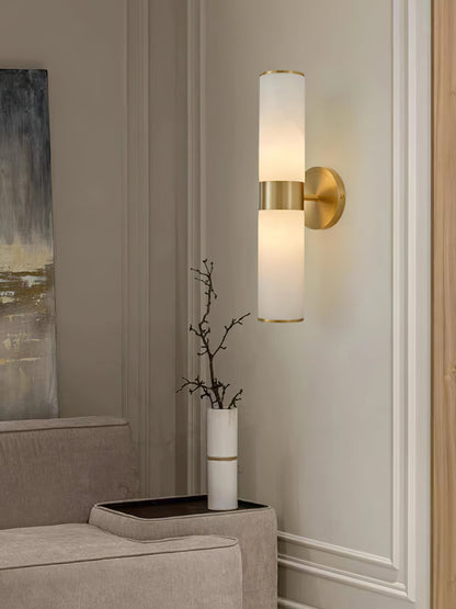 Crestmoor Vanity Alabaster Sconce, view 7