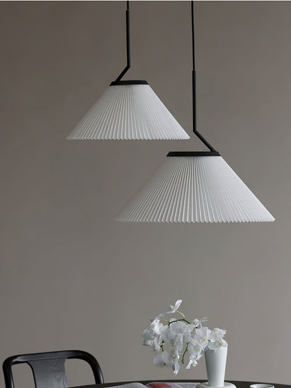 Demare Pleated Pendant Lamp, view 10