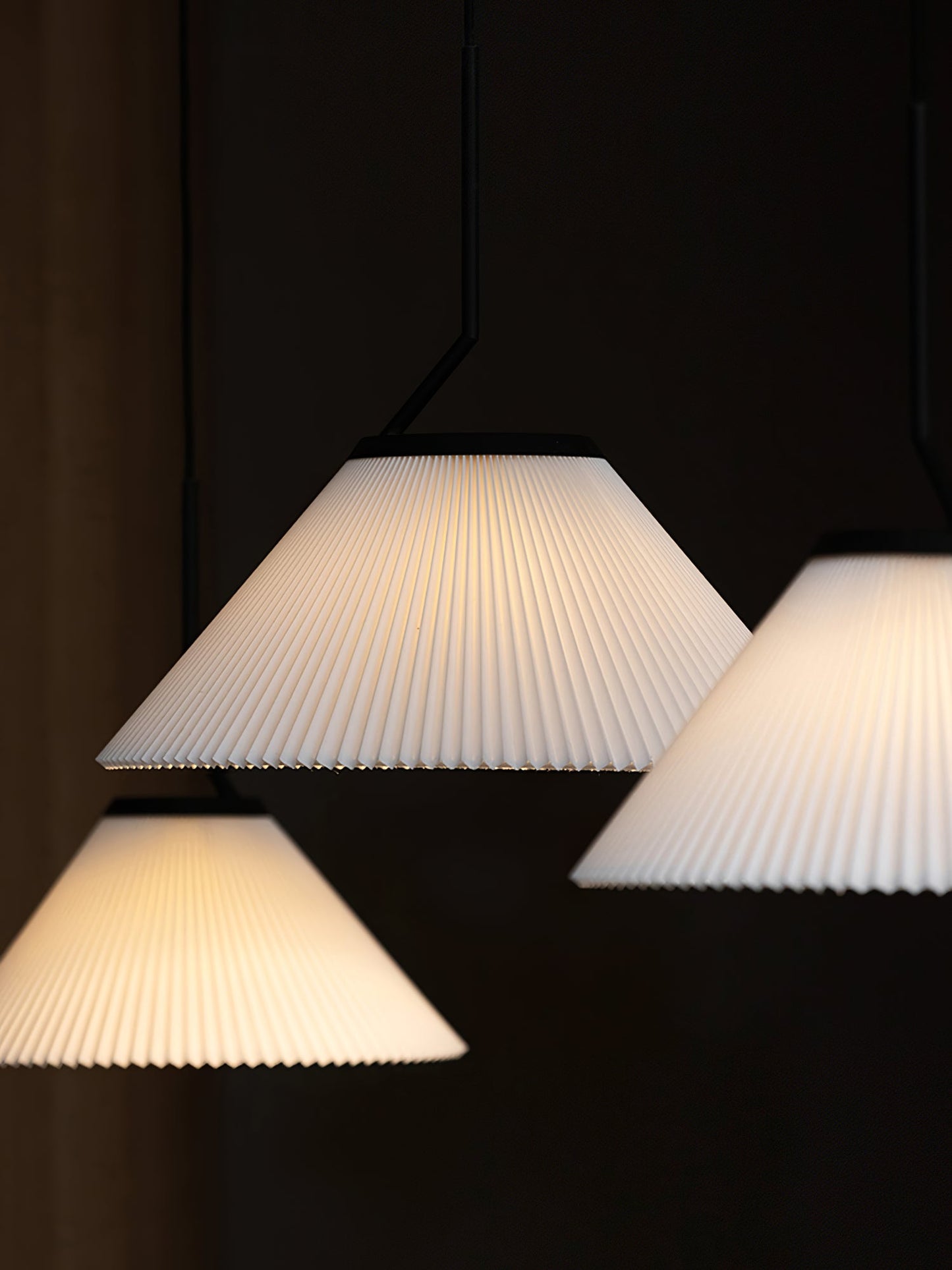 Demare Pleated Pendant Lamp, view 18