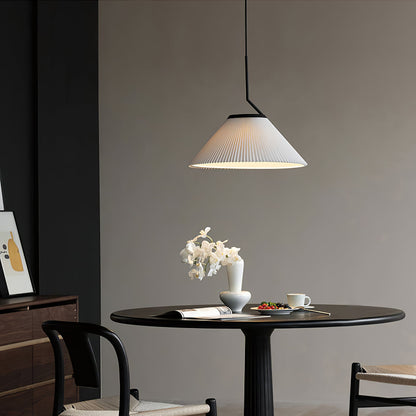 Demare Pleated Pendant Lamp, view 5