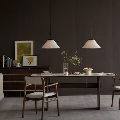 Demare Pleated Pendant Lamp, view 6