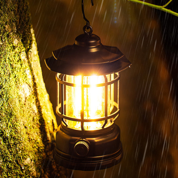 Lantern Outdoor Camping Table Lamp with built-in battery, alternate view