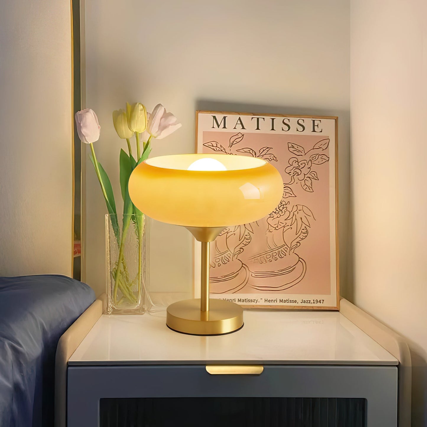 Egg Tart Glass Table Lamp, view 4