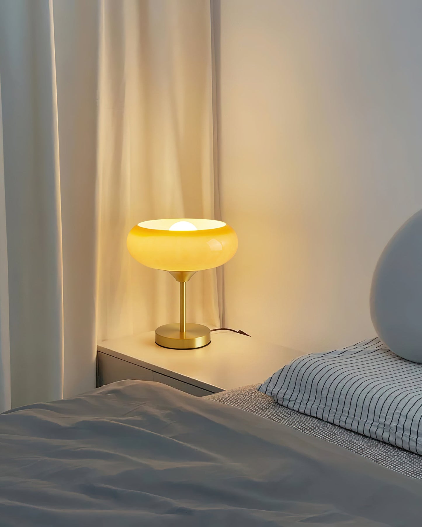 Egg Tart Glass Table Lamp, view 5