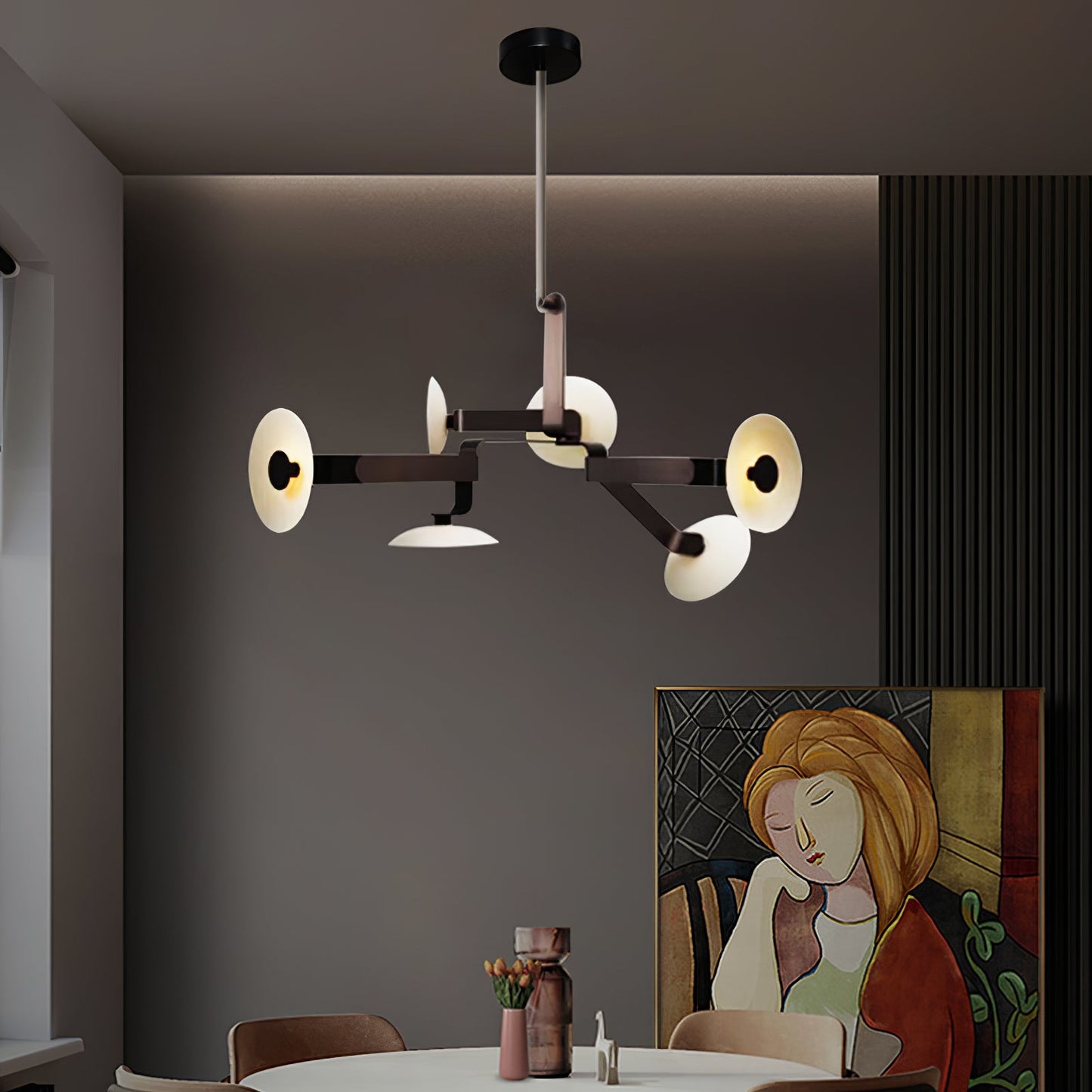 Elbo Chandelier, alternate view
