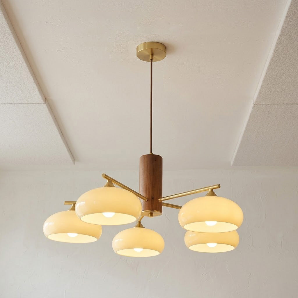 Elliptical Persimmon Chandelier, view 42