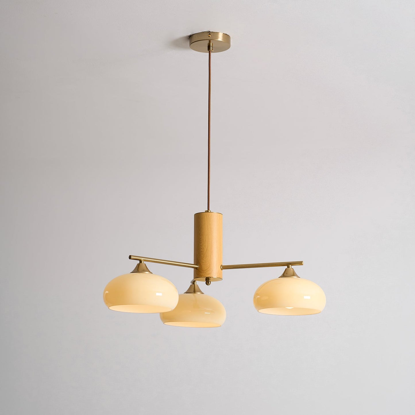 Elliptical Persimmon Chandelier, view 52