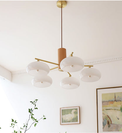Elliptical Persimmon Chandelier, view 23