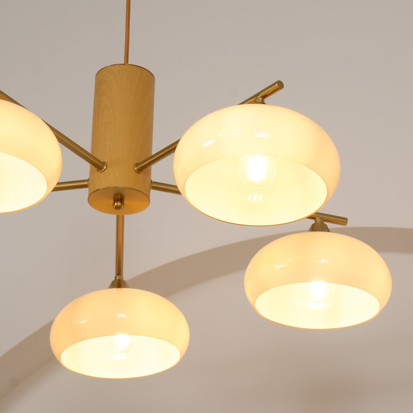 Elliptical Persimmon Chandelier, view 43