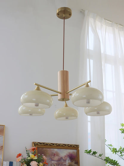 Elliptical Persimmon Chandelier, view 31