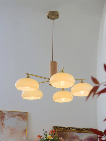 Elliptical Persimmon Chandelier, view 35