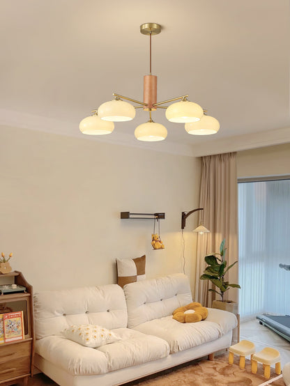 Elliptical Persimmon Chandelier, view 38