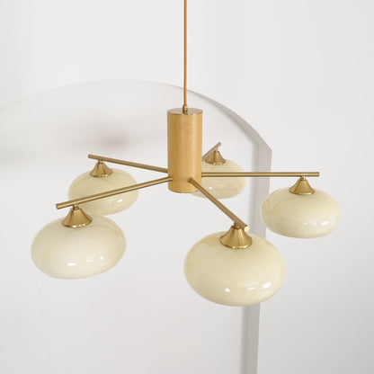 Elliptical Persimmon Chandelier, view 20