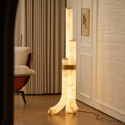 Fantasy Alabaster Floor Lamp, view 21