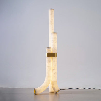 Fantasy Alabaster Floor Lamp, view 25