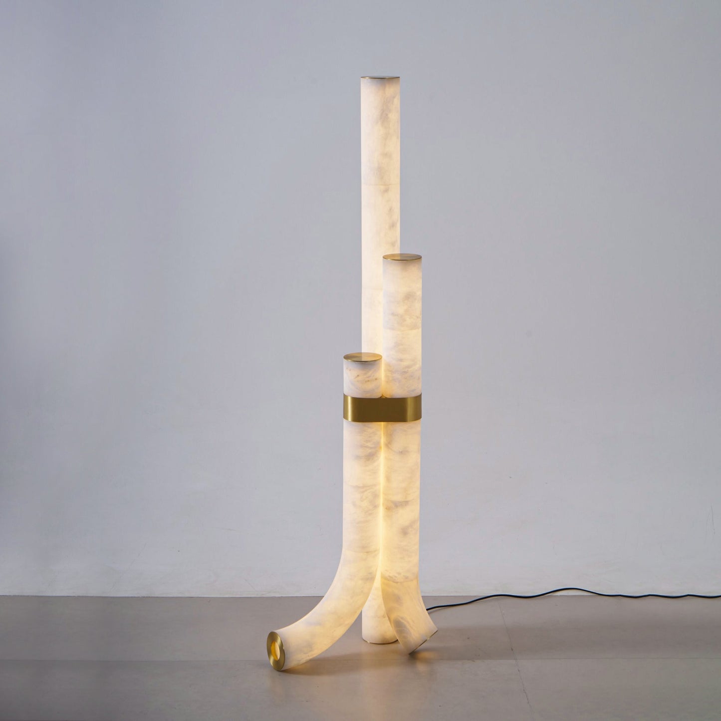 Fantasy Alabaster Floor Lamp, view 26