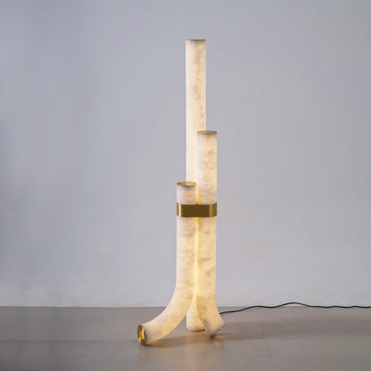 Fantasy Alabaster Floor Lamp, view 26