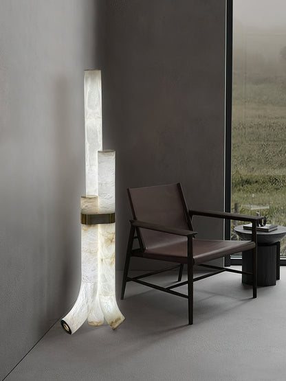 Fantasy Alabaster Floor Lamp, view 15