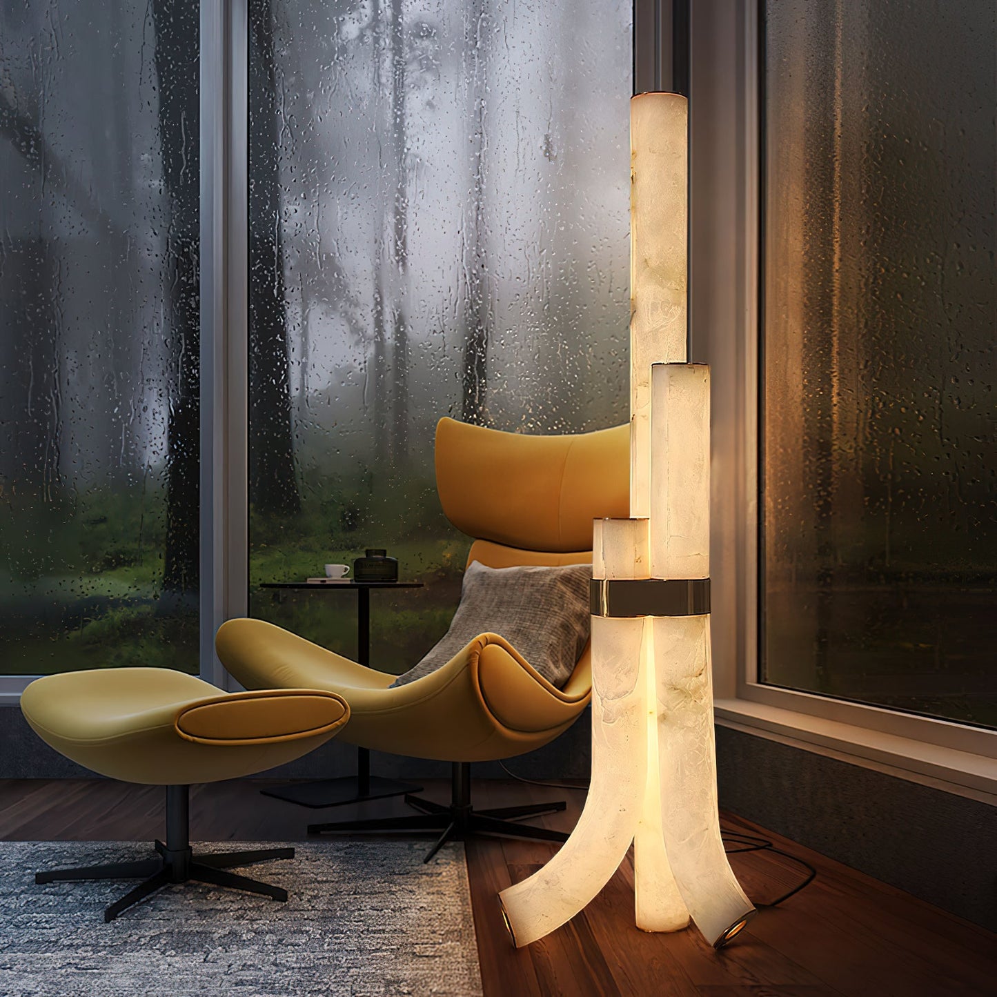 Fantasy Alabaster Floor Lamp