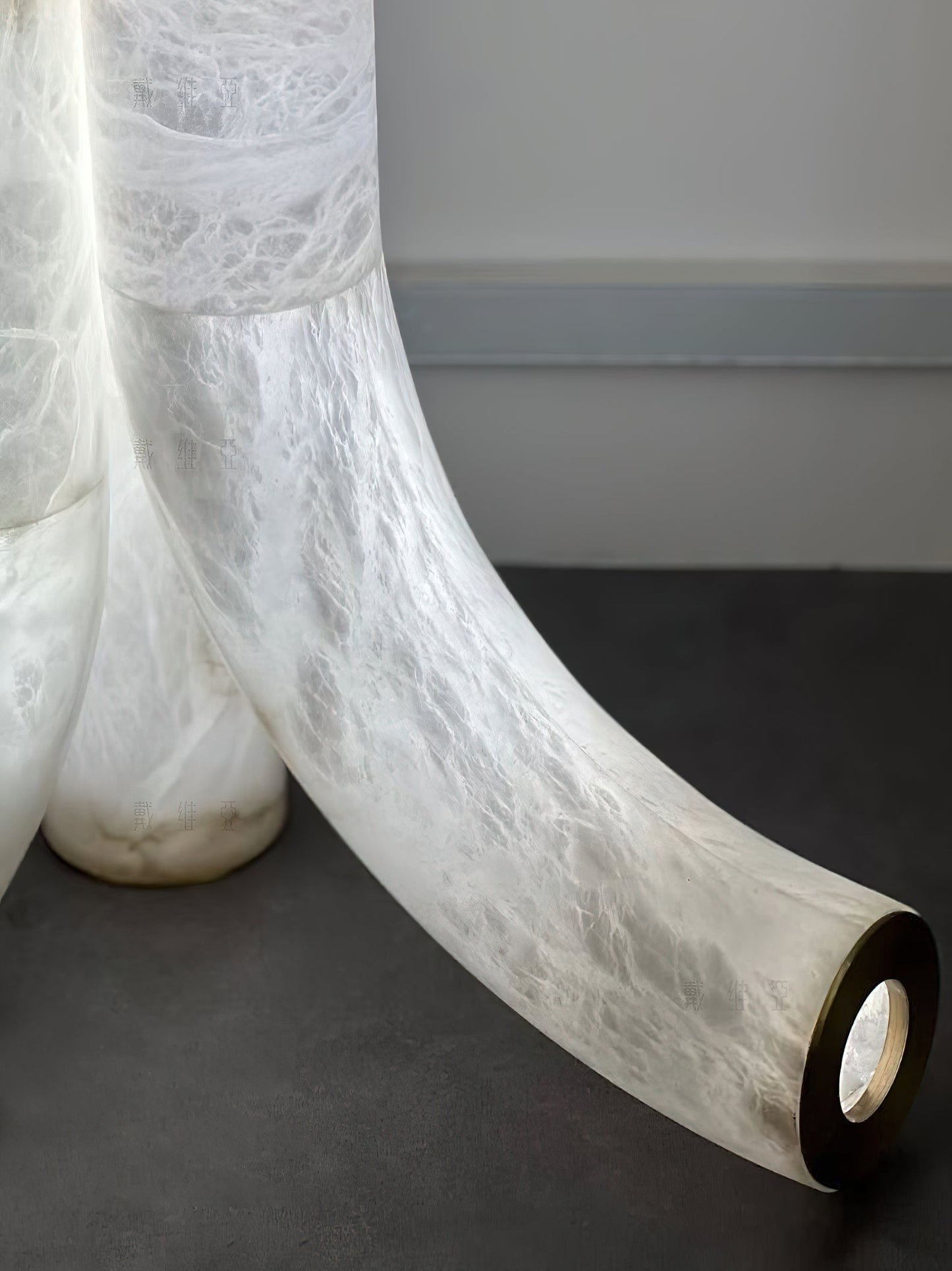Fantasy Alabaster Floor Lamp, view 30