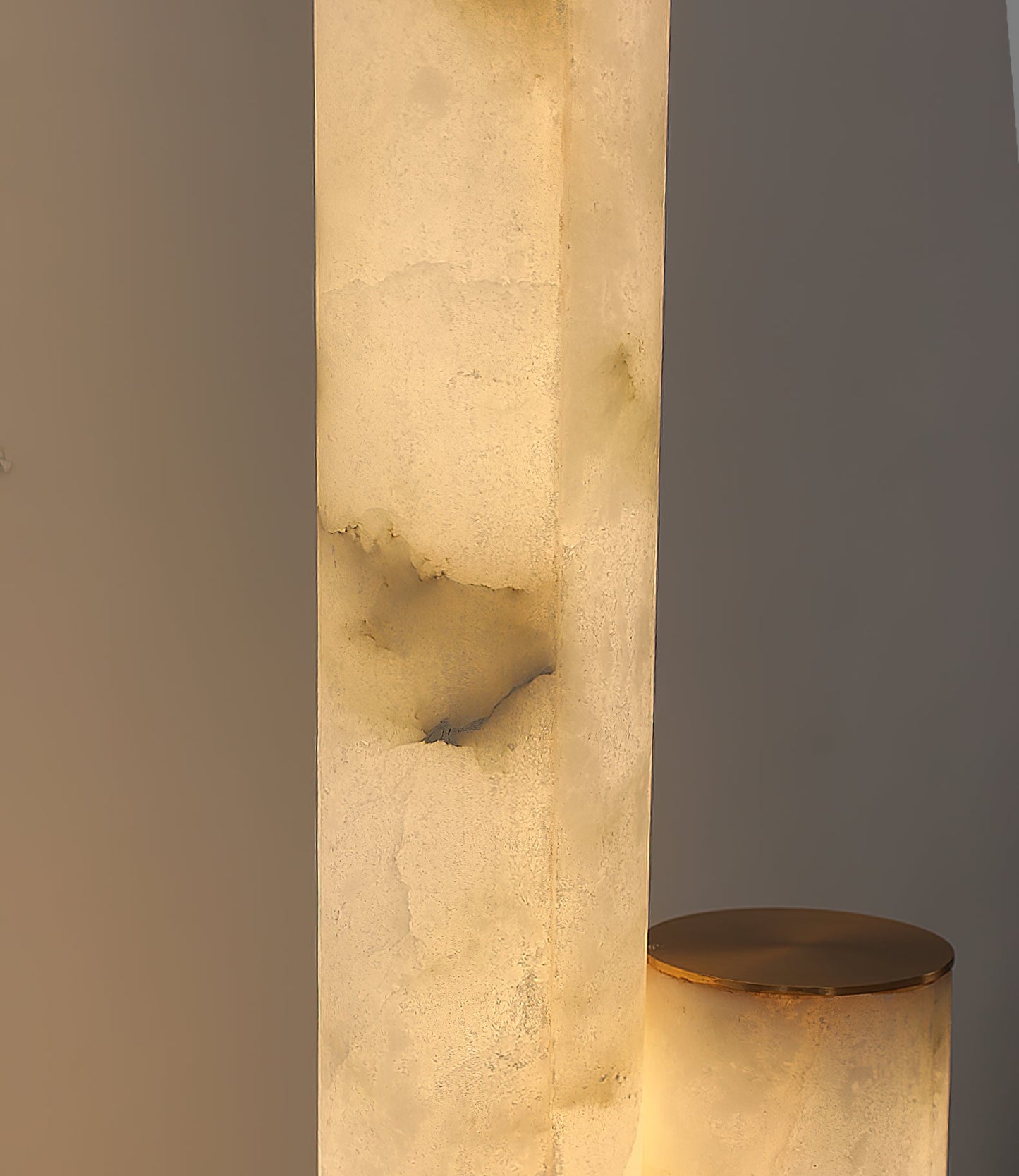 Fantasy Alabaster Floor Lamp, view 32