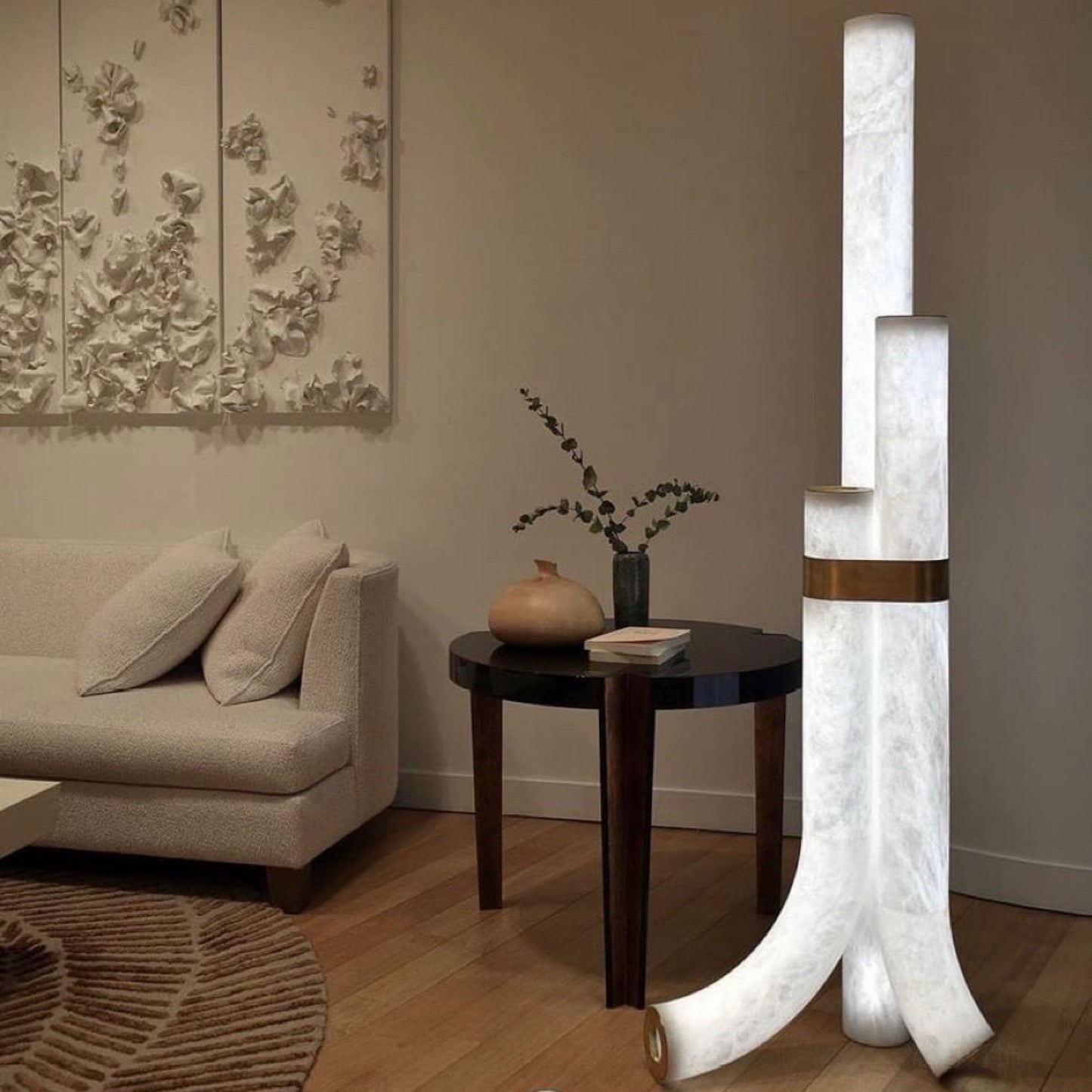 Fantasy Alabaster Floor Lamp, view 4