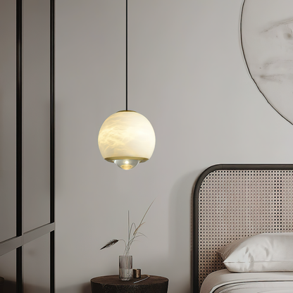 Ferox Alabaster Pendant Light