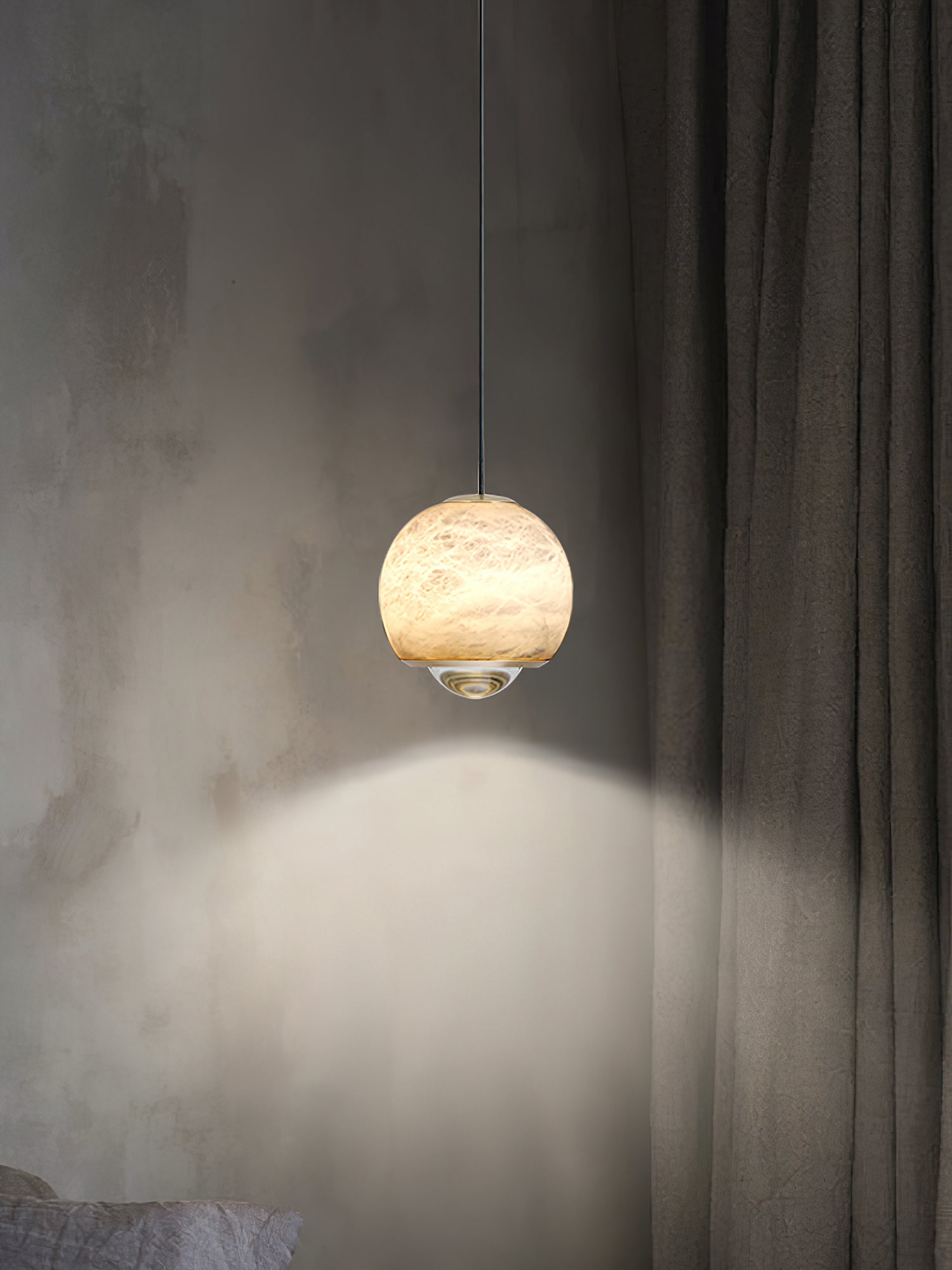 Ferox Alabaster Pendant Light, view 11