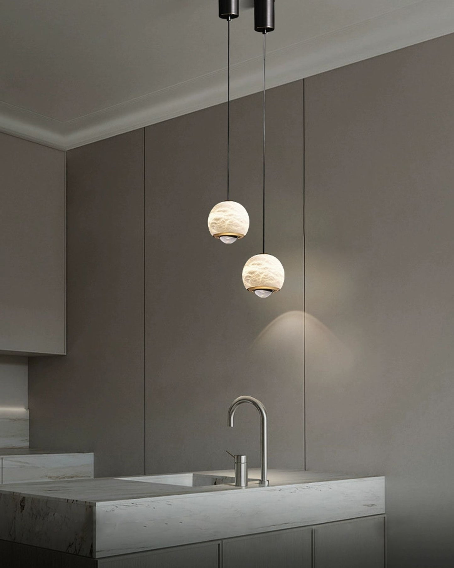 Ferox Alabaster Pendant Light, view 14