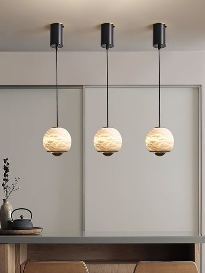 Ferox Alabaster Pendant Light, view 18