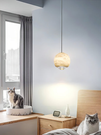 Ferox Alabaster Pendant Light, view 19