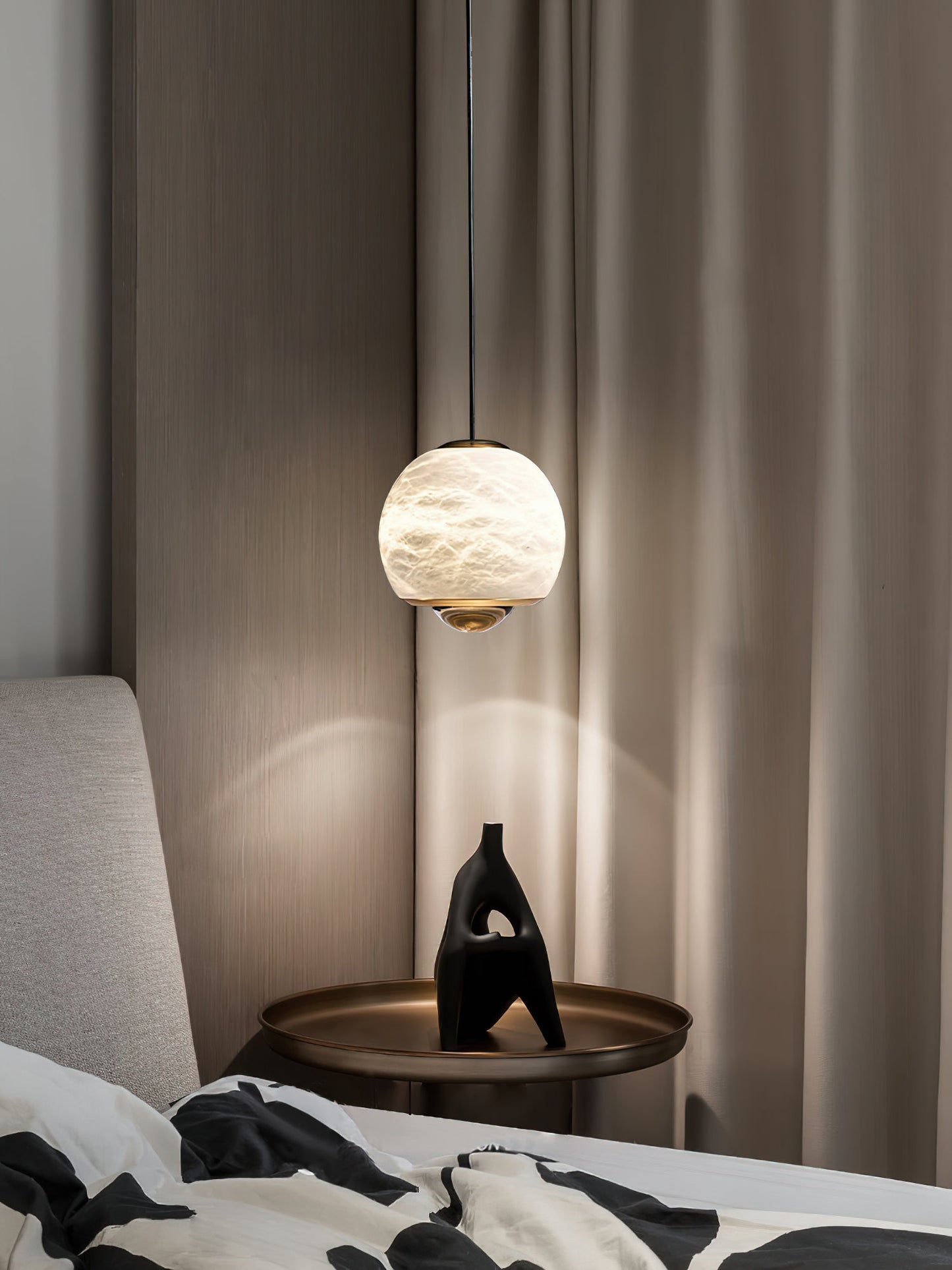 Ferox Alabaster Pendant Light, view 22