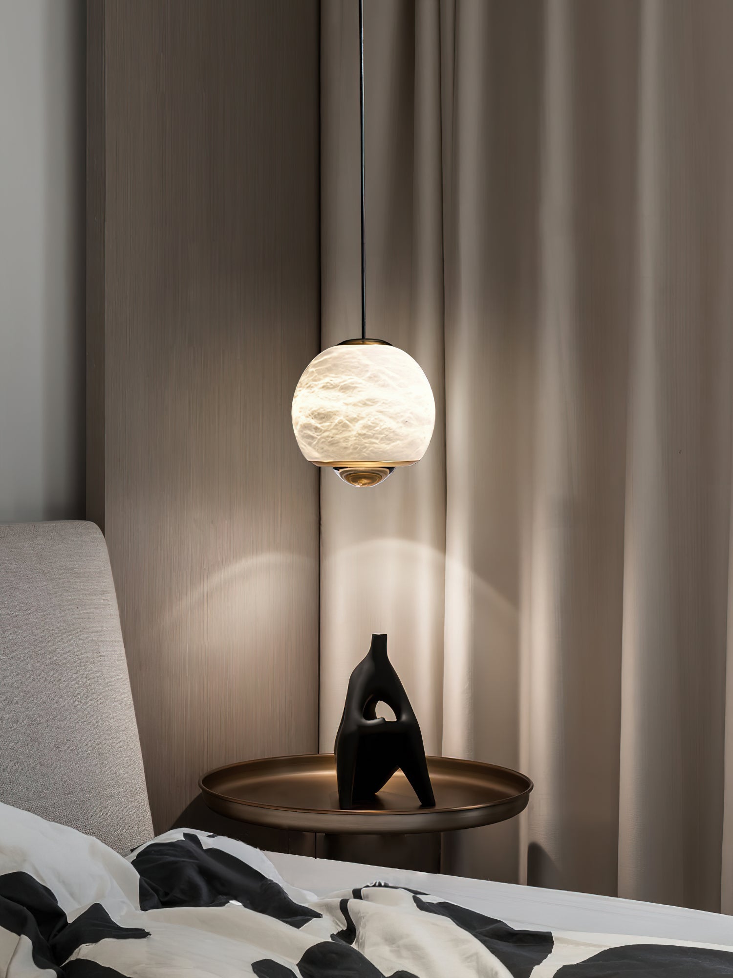 Ferox Alabaster Pendant Light, view 22