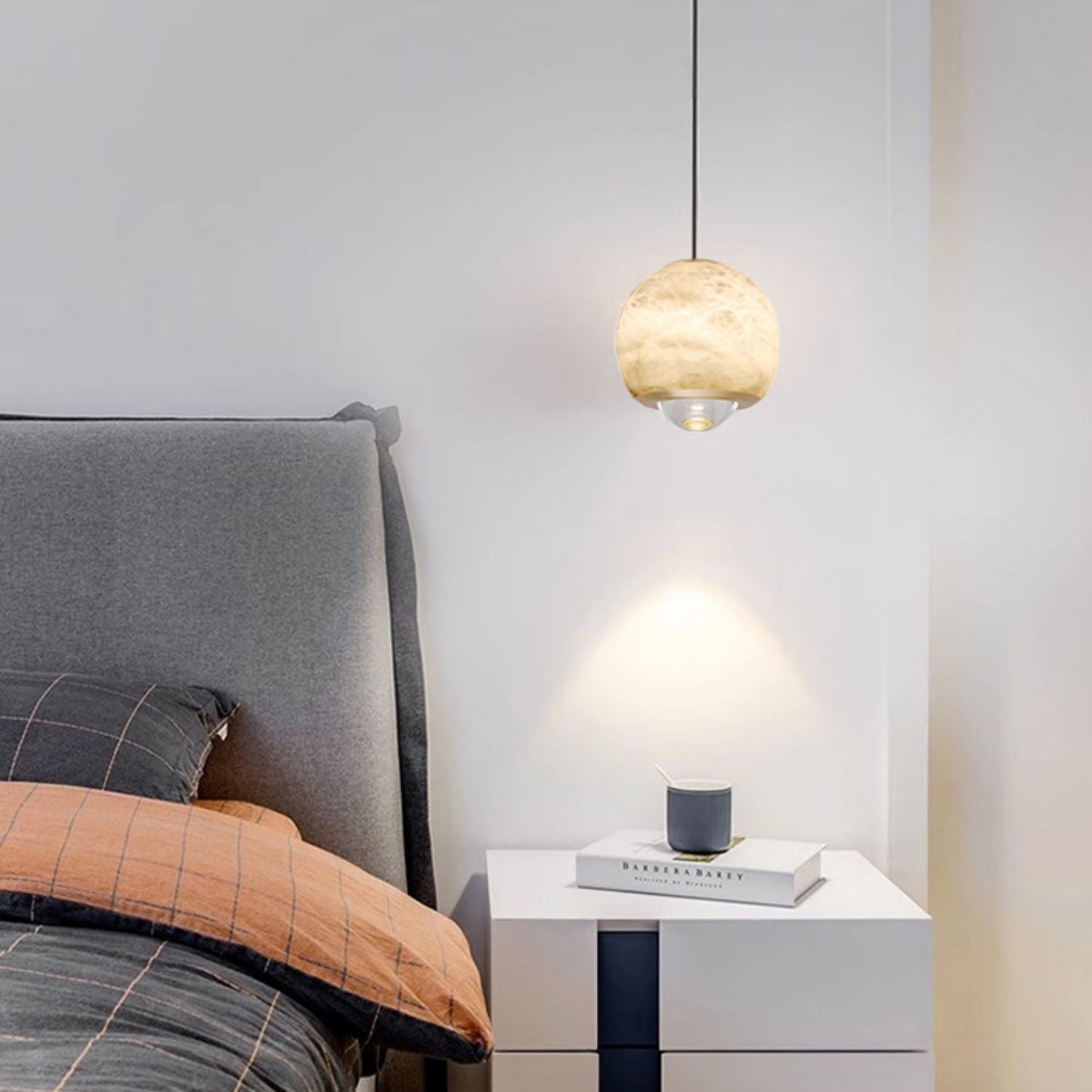 Ferox Alabaster Pendant Light, view 4