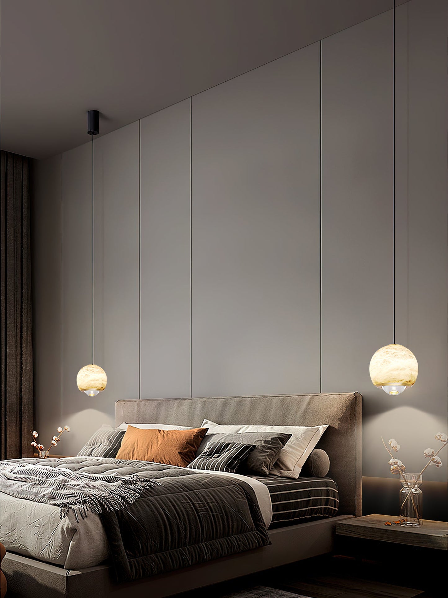 Ferox Alabaster Pendant Light, view 7