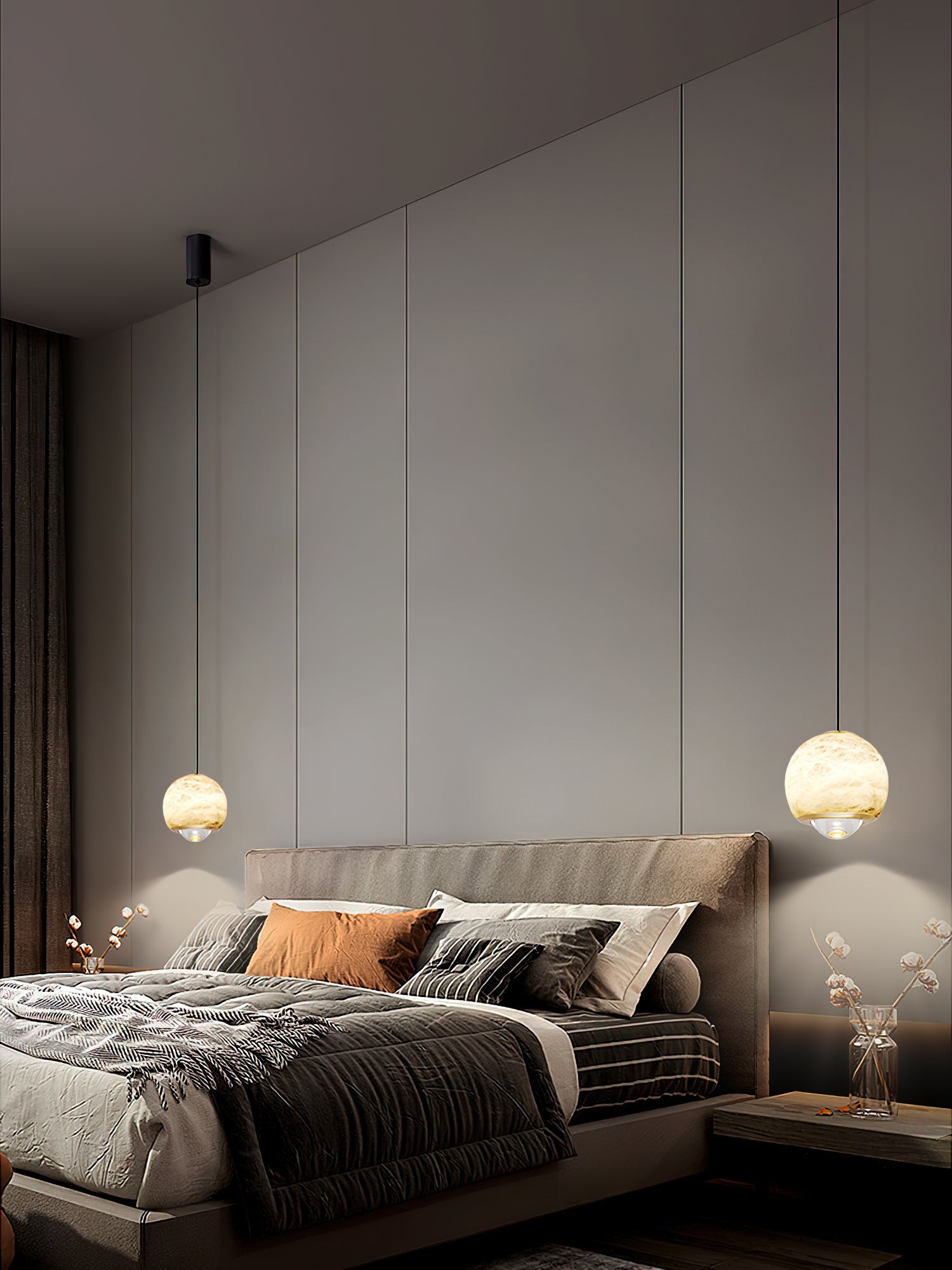 Ferox Alabaster Pendant Light, view 7