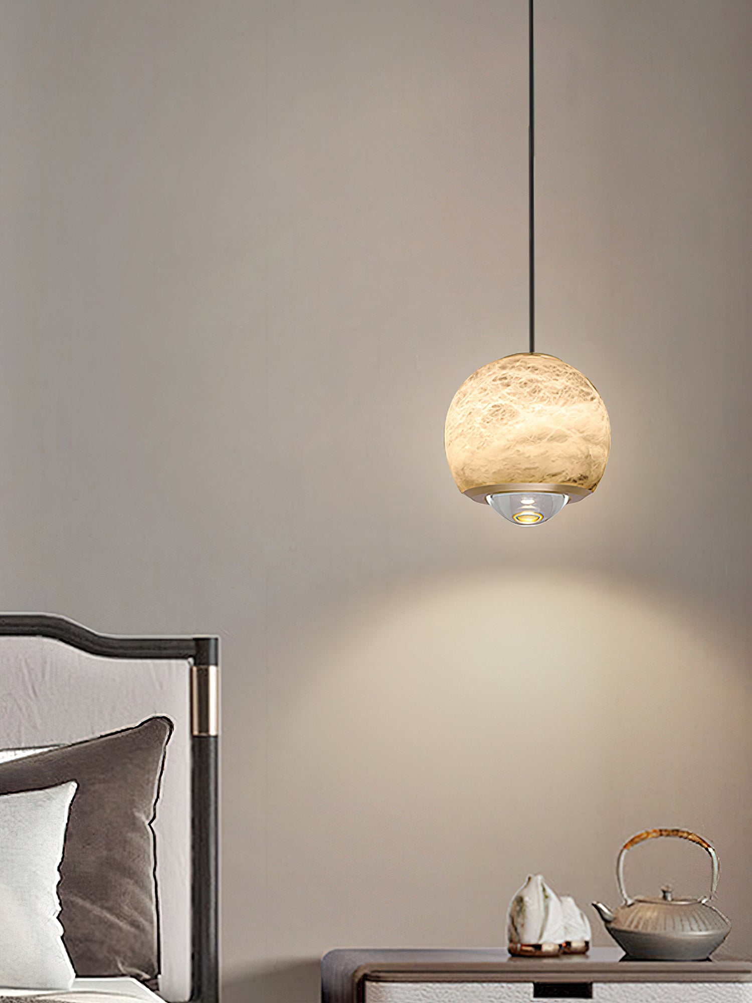 Ferox Alabaster Pendant Light, view 8