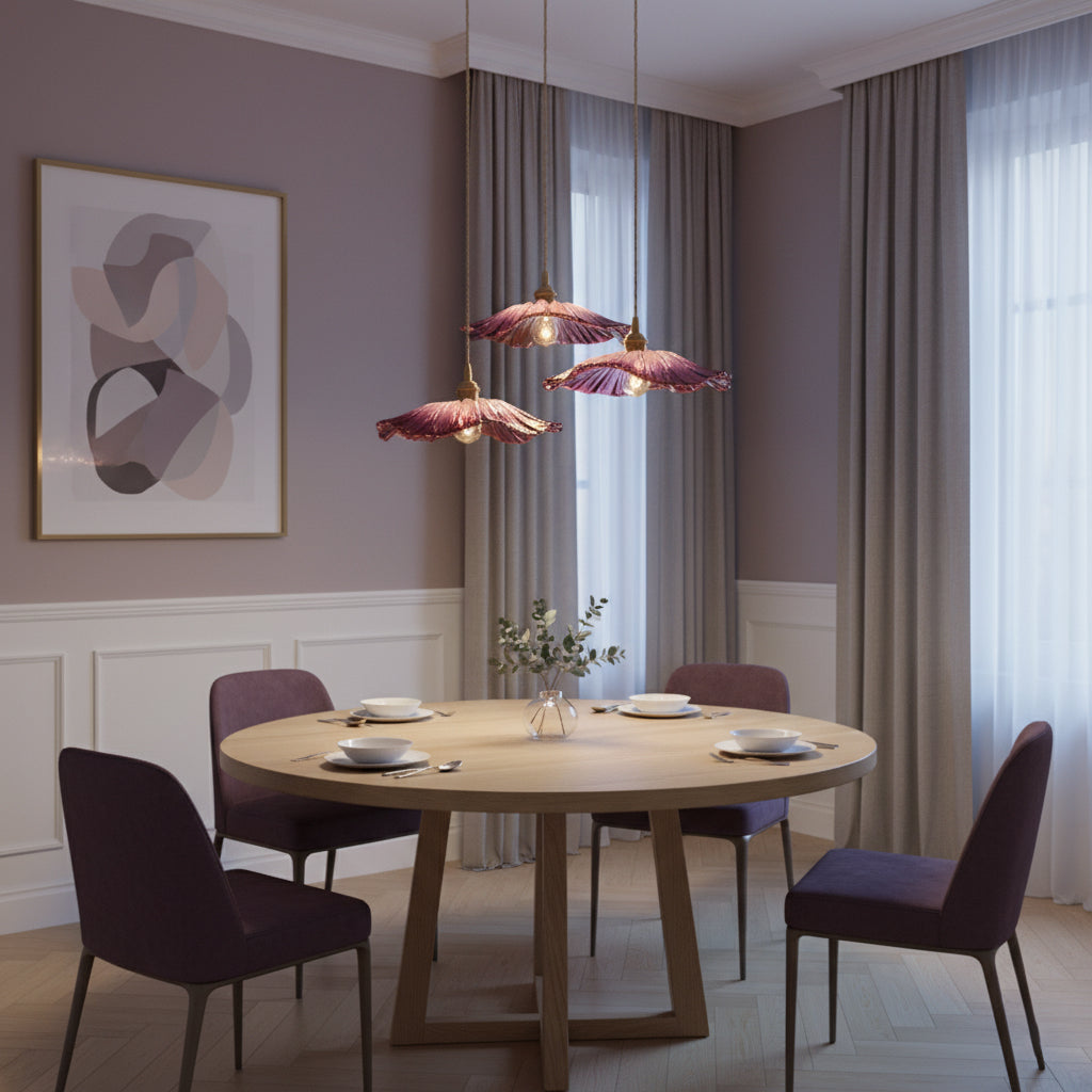 Flower Glass Pendant Lamp – Dimmable, view 4