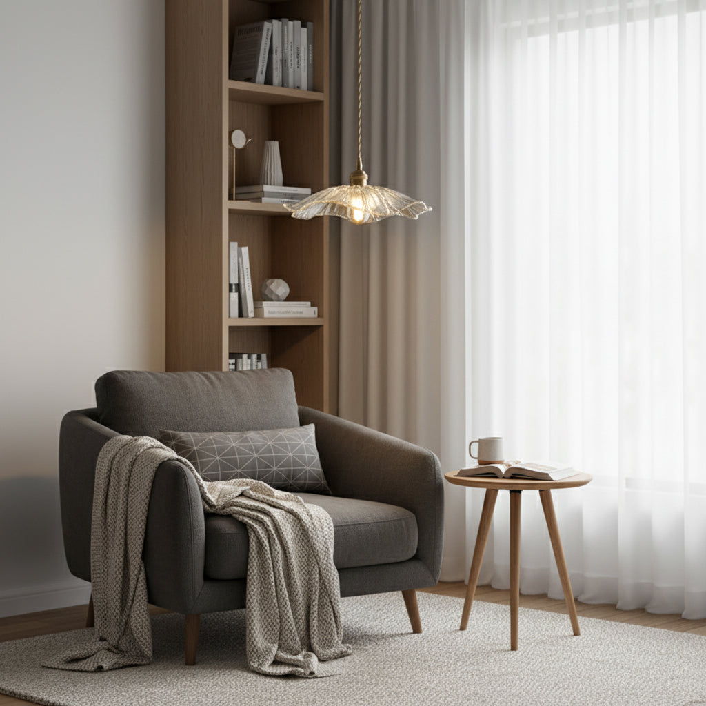 Flower Glass Pendant Lamp – Dimmable, view 5
