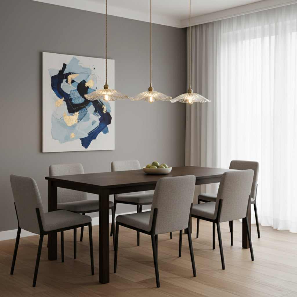 Flower Glass Pendant Lamp – Dimmable, view 6