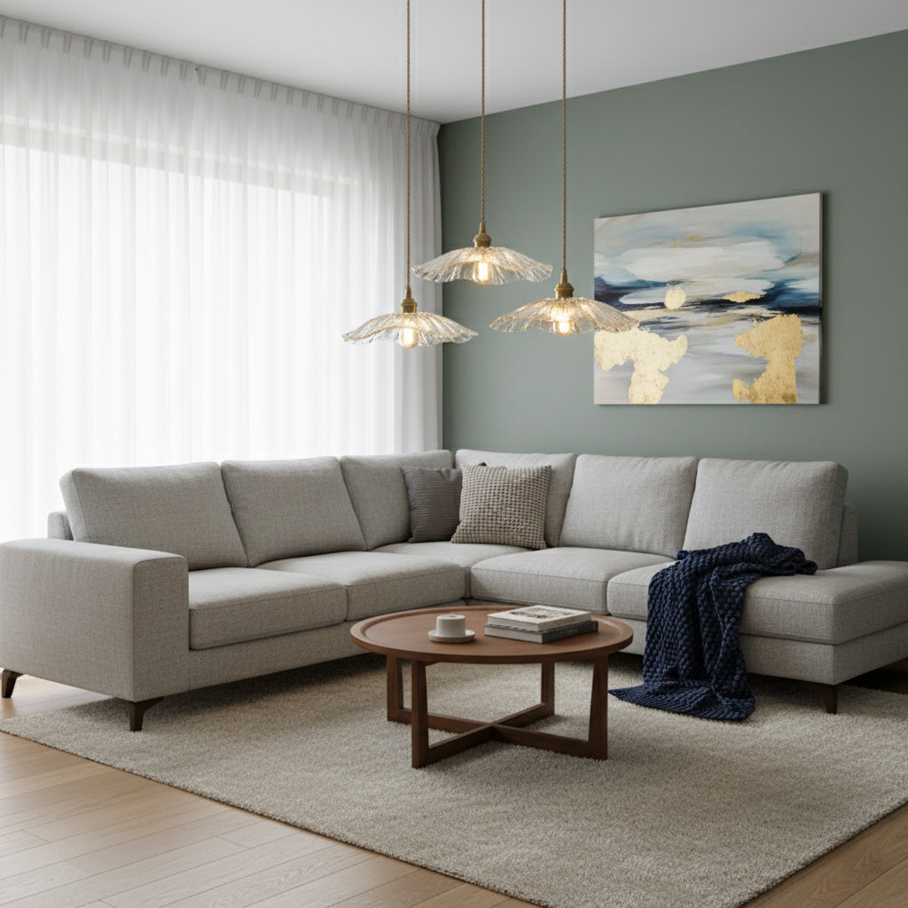 Flower Glass Pendant Lamp – Dimmable, view 8