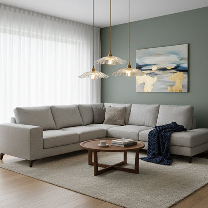 Flower Glass Pendant Lamp – Dimmable, view 8