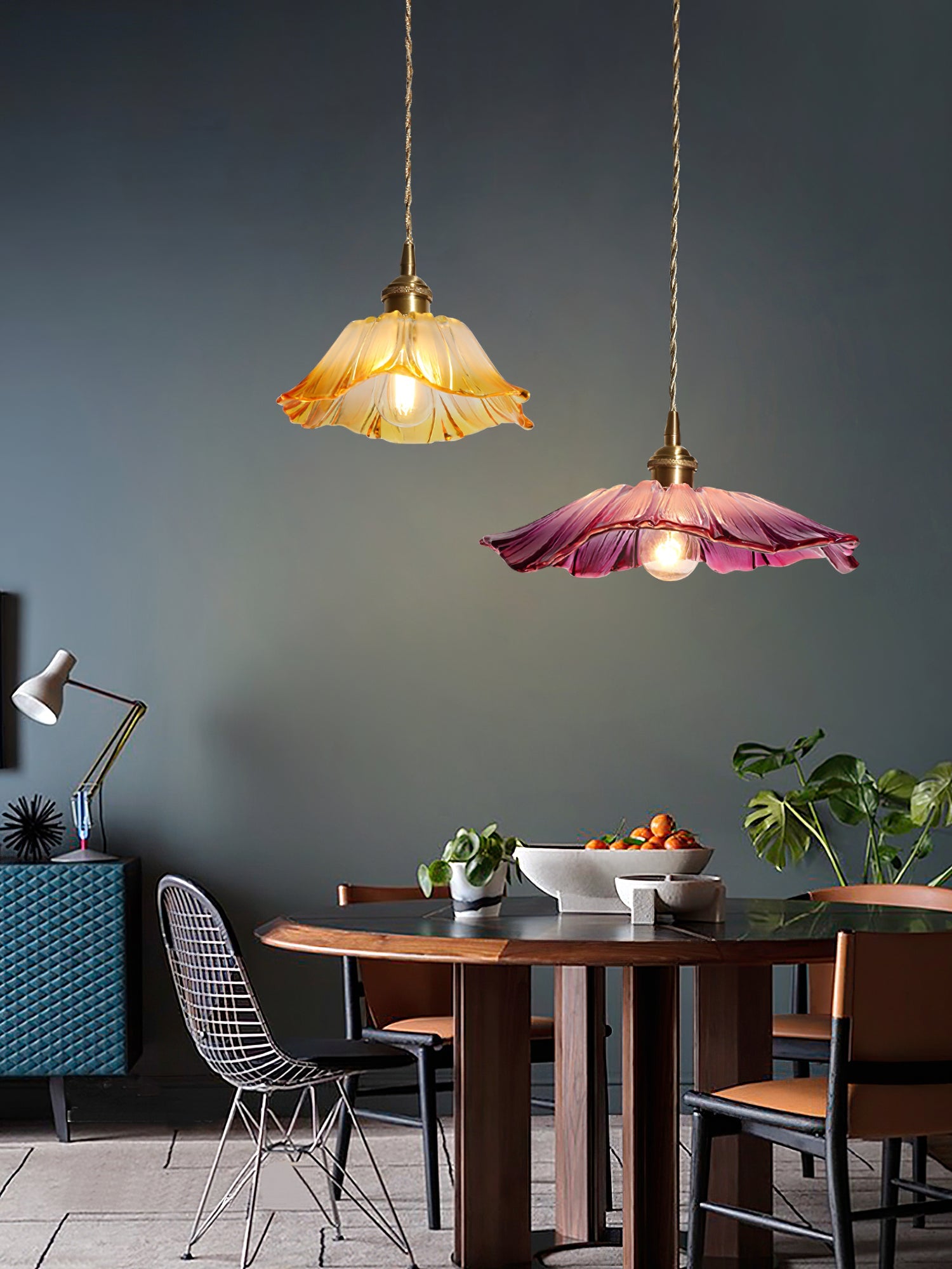 Flower Glass Pendant Lamp – Dimmable, view 24