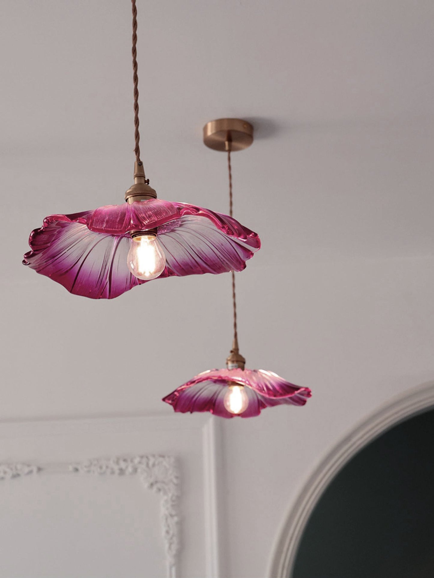 Flower Glass Pendant Lamp – Dimmable, view 25