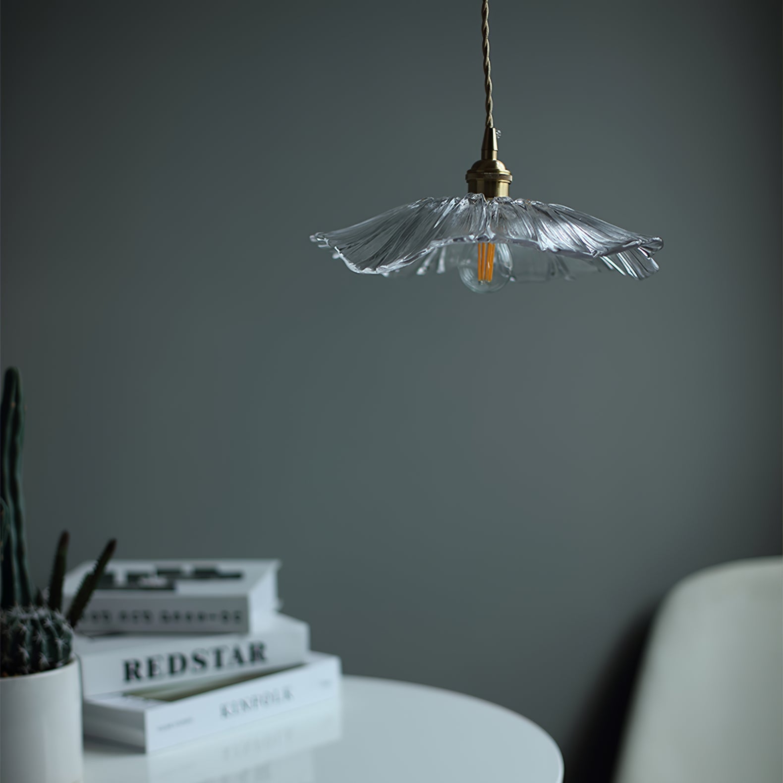 Flower Glass Pendant Lamp – Dimmable, view 13