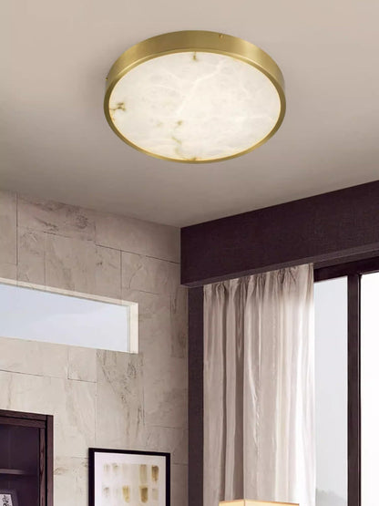 Geometric Alabaster Recessed Ceiling Light, view 16
