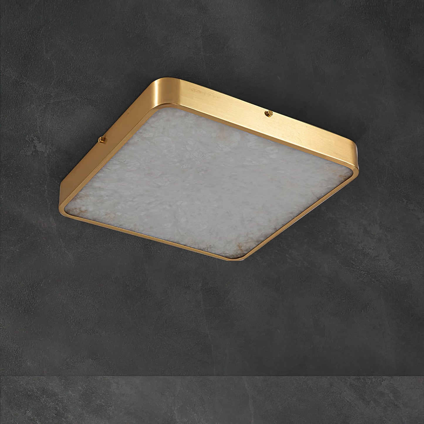 Geometric Alabaster Recessed Ceiling Light, view 21
