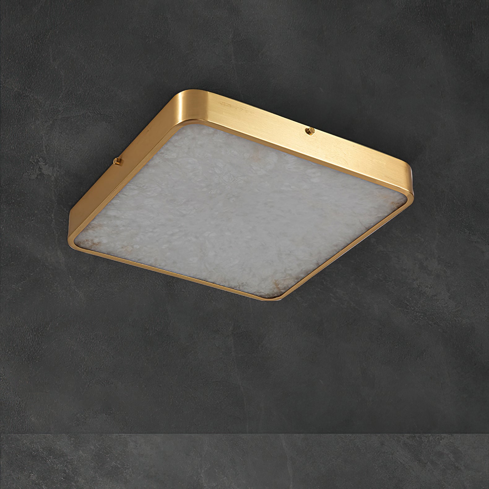 Geometric Alabaster Recessed Ceiling Light, view 21
