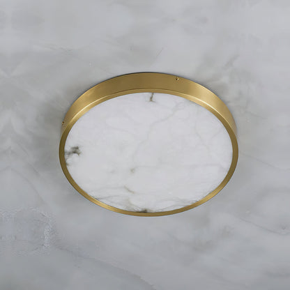 Geometric Alabaster Recessed Ceiling Light, view 24