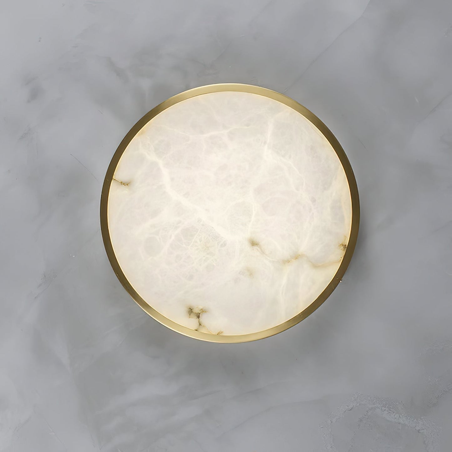 Geometric Alabaster Recessed Ceiling Light, view 25